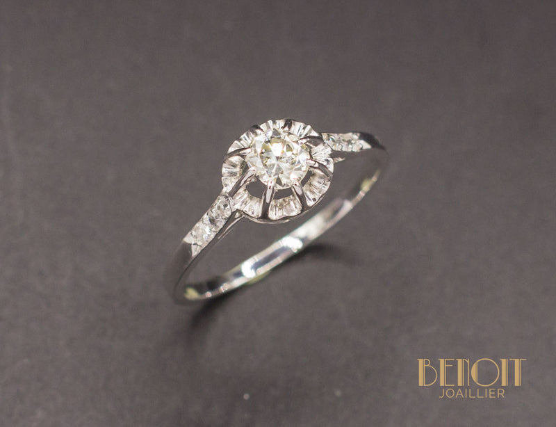 Solitaire Ancien Diamant