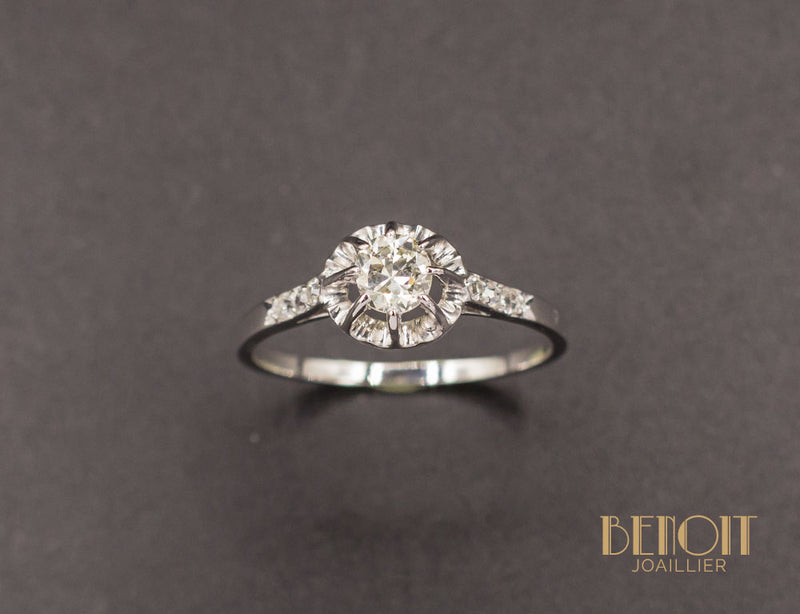 Solitaire Ancien Diamant
