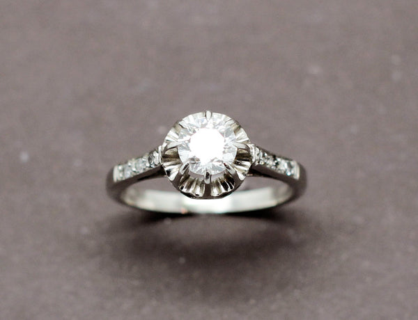 Solitaire Ancien Diamants
