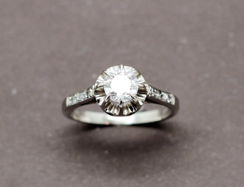 Solitaire Ancien Diamants