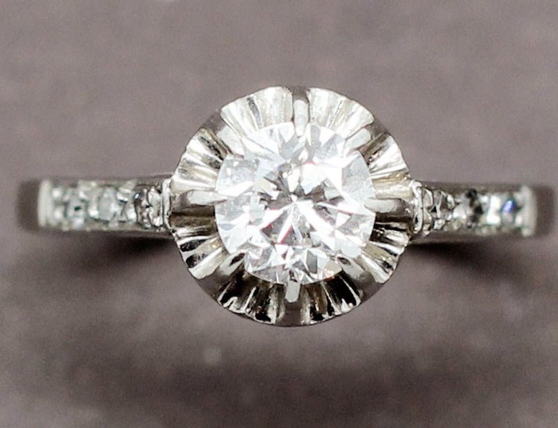 Solitaire Ancien Diamants