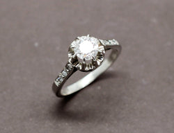 Solitaire Ancien Diamants