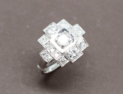 Bague Art Déco Diamants