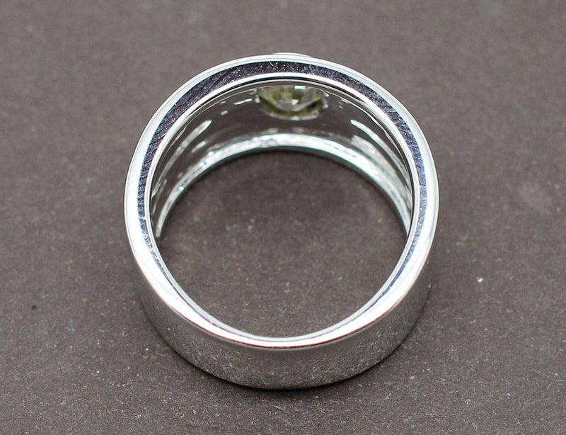 Bague Jonc Solitaire Diamant