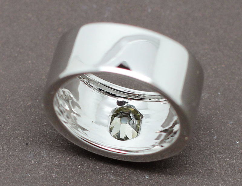Bague Jonc Solitaire Diamant