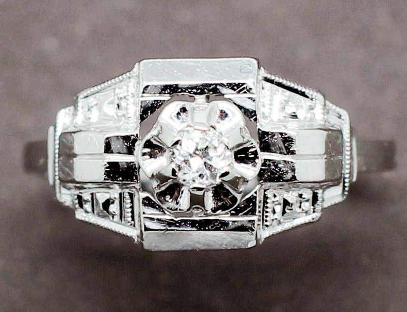 Bague Art Déco Diamant