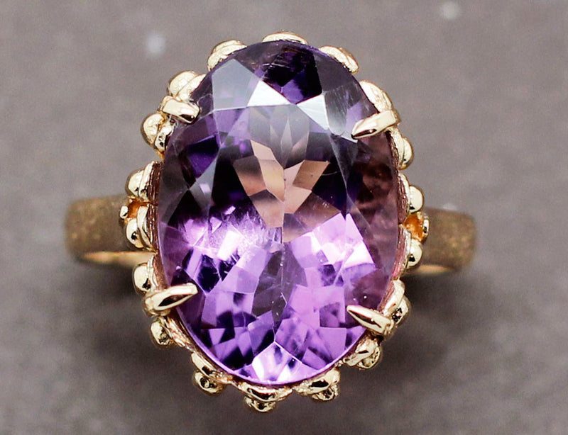 Bague Améthyste Or Jaune