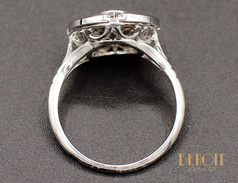 Bague Art Déco Diamants "Les Recyclés"