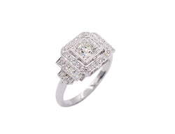 Bague Création Benoît Joaillier "Classique Petite Pierre" Diamant 0,38 carat G-SI