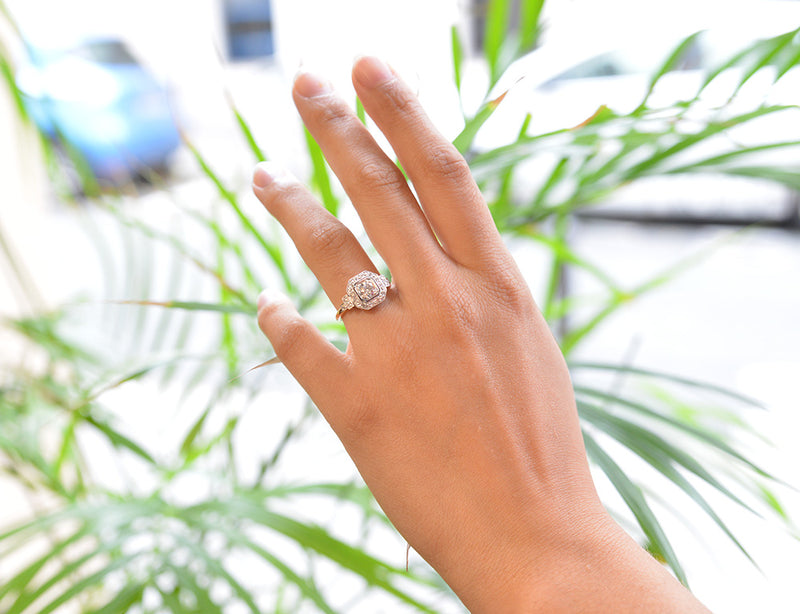 Bague Création Benoît Joaillier "Classique Petite Pierre" Diamant 0,38 carat G-SI