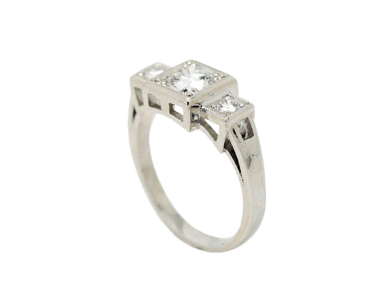 Bague Création Benoit Joaillier "Trois Carrés"