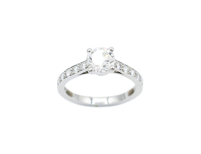Solitaire Création Benoit Joaillier "Classique" Diamant G-VS2 1,02ct