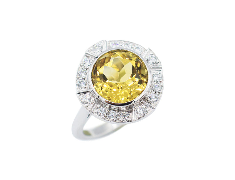 Bague Création Benoit Joaillier "Citrine"