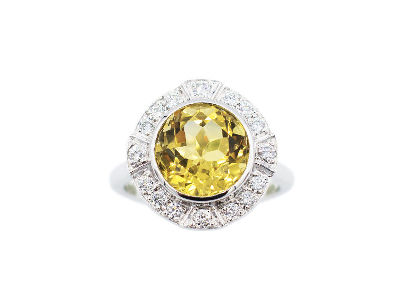 Bague Création Benoit Joaillier "Citrine"