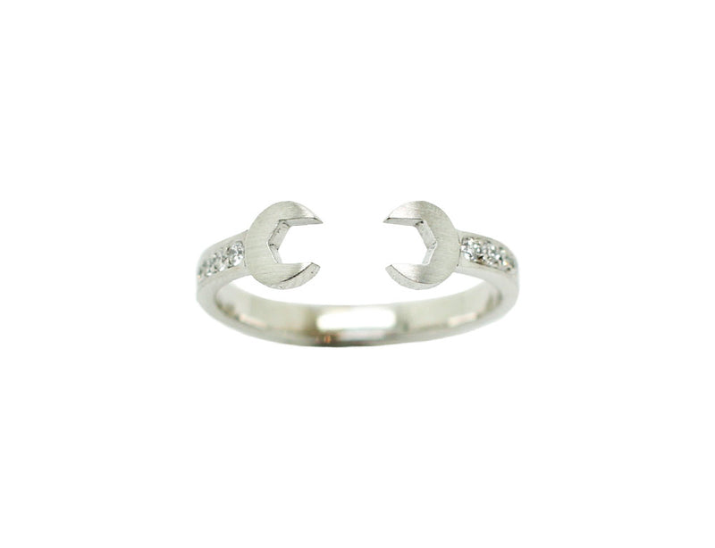 Bague Création Benoit Joaillier "Clé Anglaise" Diamants