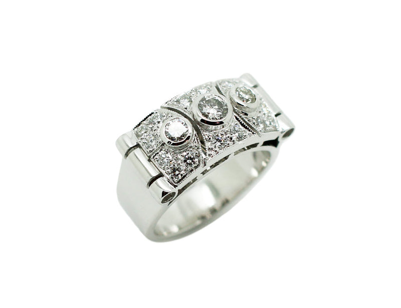 Bague Création Benoit Joaillier "Bandeau Large"