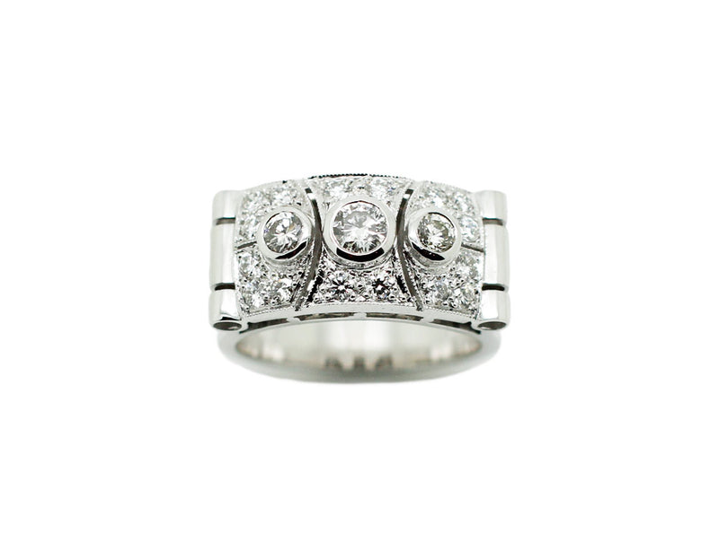 Bague Création Benoit Joaillier "Bandeau Large"