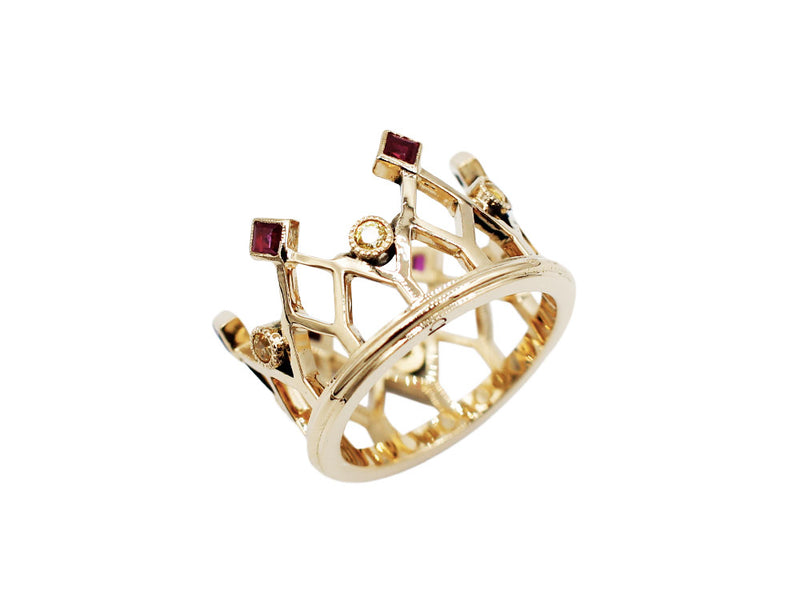 Bague Création Benoit Joaillier "Couronne"