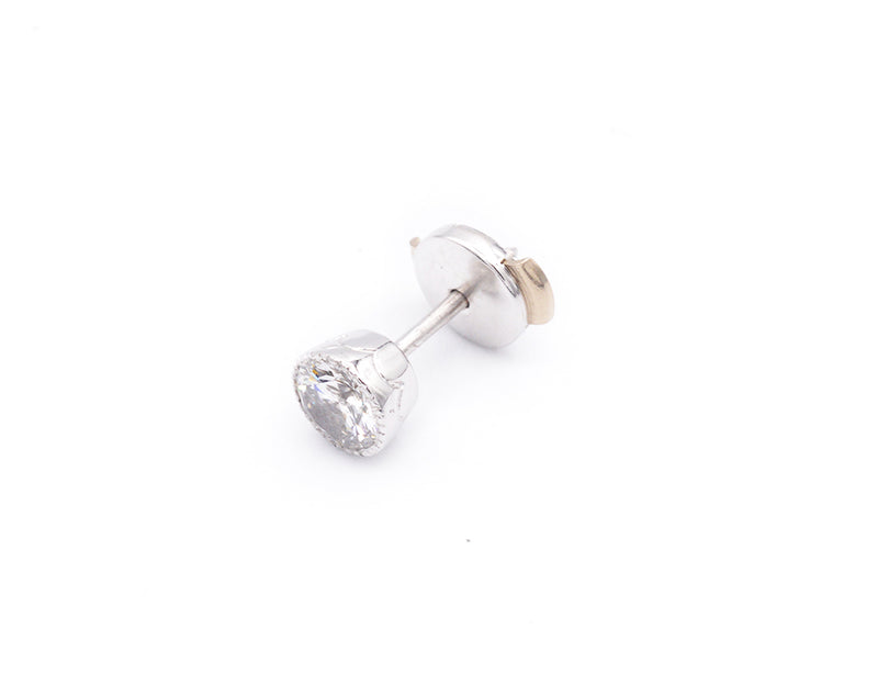 Puces Création Benoît Joaillier "Millegrain" Diamants
