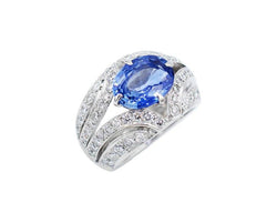 Bague Création Benoit Joaillier "Jonc Art Déco N.2"
