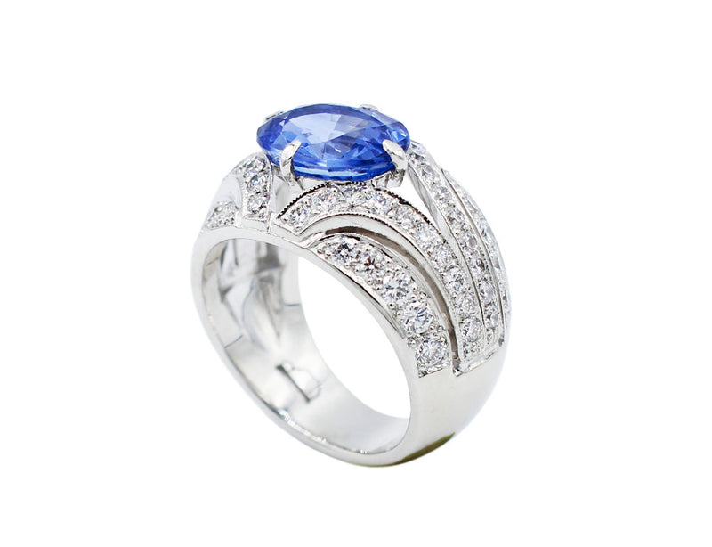 Bague Création Benoit Joaillier "Jonc Art Déco N.2"