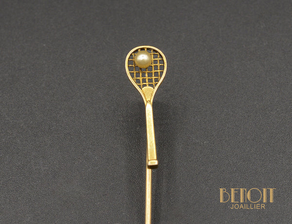 Epingle à Cravate "raquette de Tennis"