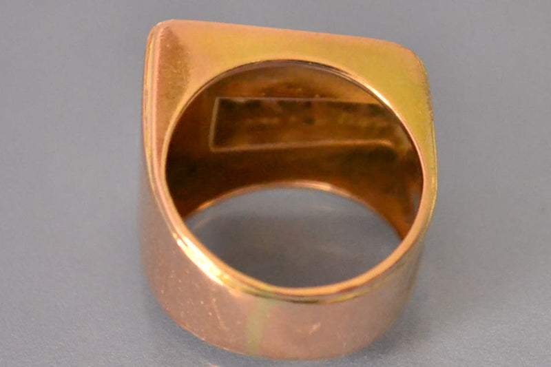 Bague 1940 or et diamants