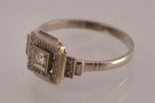 Ring Bague Ancienne Art Deco Bague Ancienne Art Déco Diamants