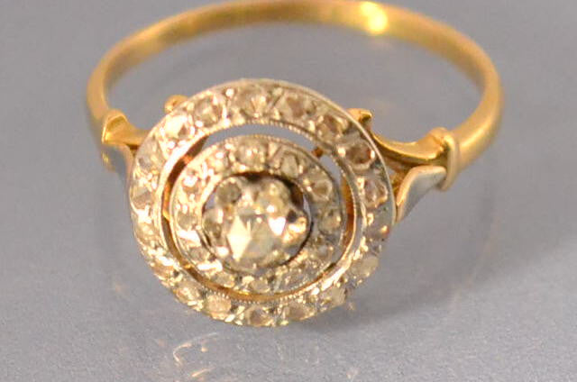 Bague ancienne diamants
