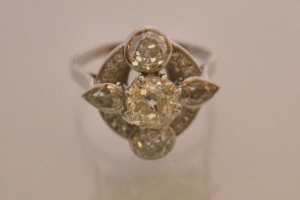 Bague Ancienne Diamants environ 2,5 ct