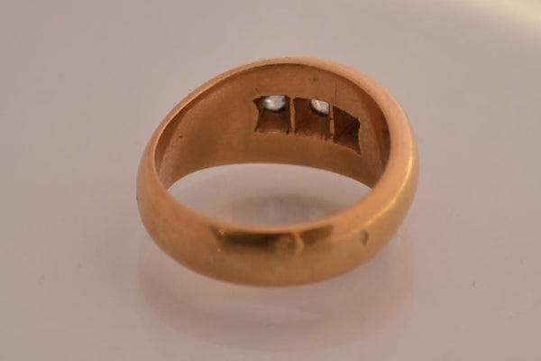 Bague Ancienne Jonc Diamant