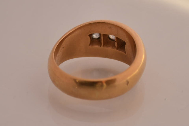 Bague Ancienne Jonc Diamant