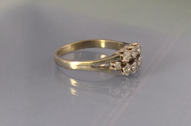 Bague ancienne or et diamants