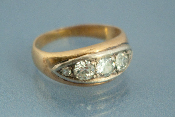 Bague Diamant et Or