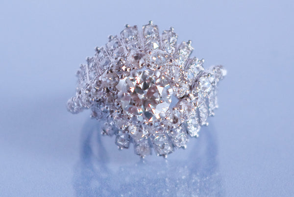 Bague Diamant et platine