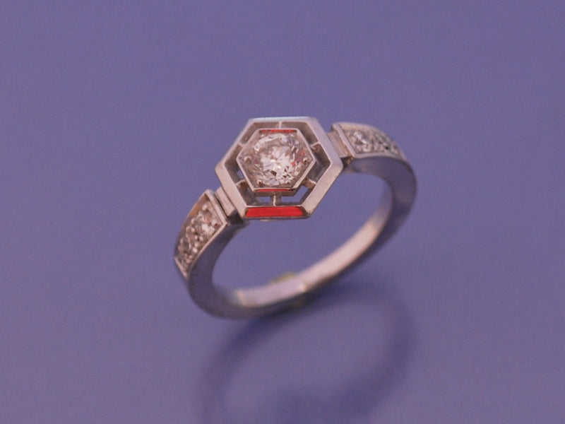 Bague diamants "Benoit joaillier"