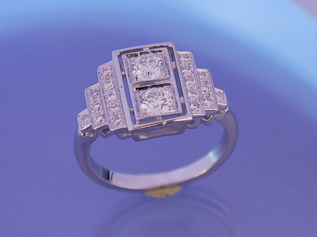 Bague diamants "Benoit joaillier"