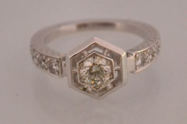 Bague Diamants  "Benoitjoaillier"