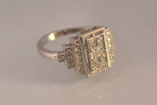 Bague Diamants et Or Blanc