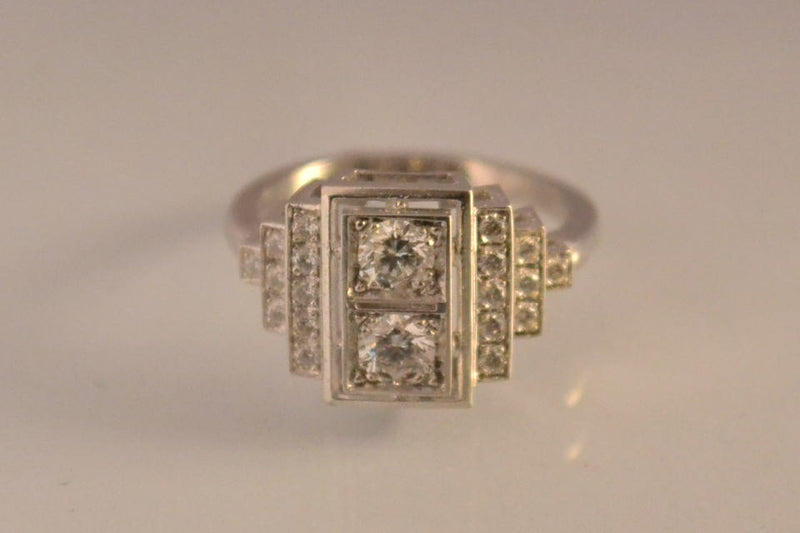 Bague Diamants et Or Blanc