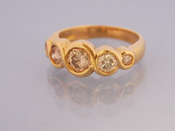 Bague Diamants et or jaune