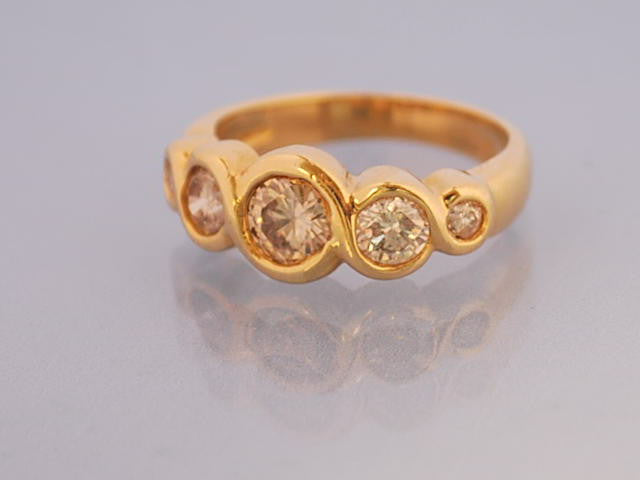 Bague Diamants et or jaune