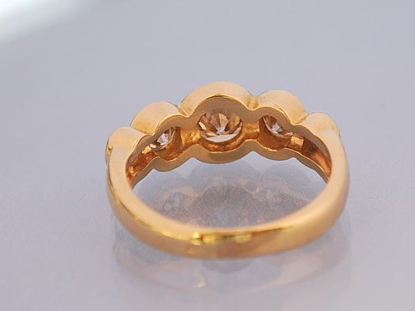 Bague Diamants et or jaune