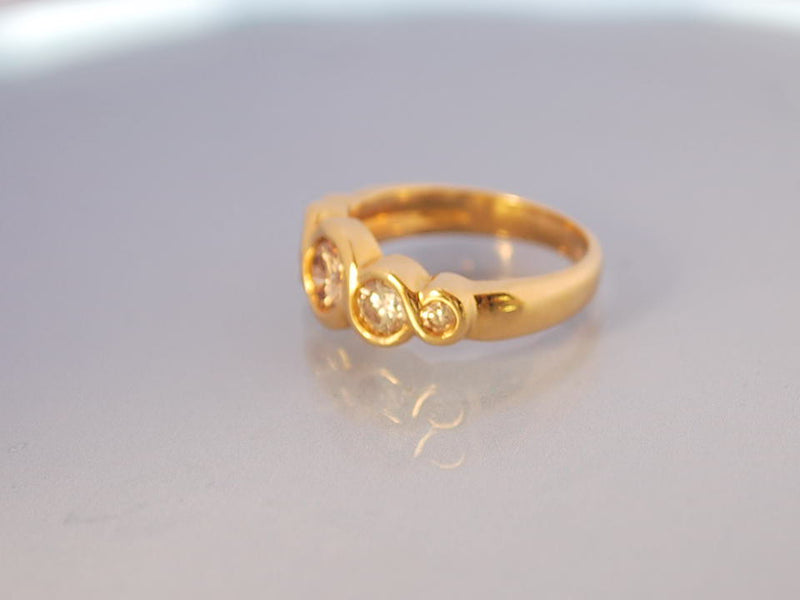 Bague Diamants et or jaune