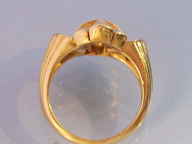 Bague diamants saphirs diamants 1940