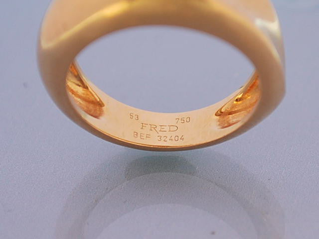 Bague Fred or jaune