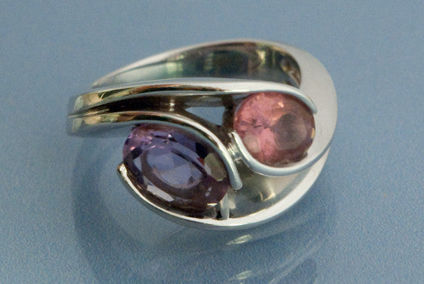 Bague Garel Saphir de couleur