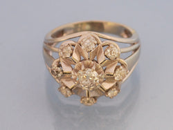 bague or blanc et diamant