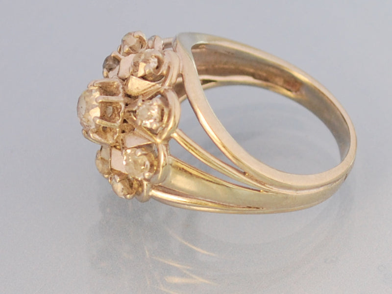 bague or blanc et diamant