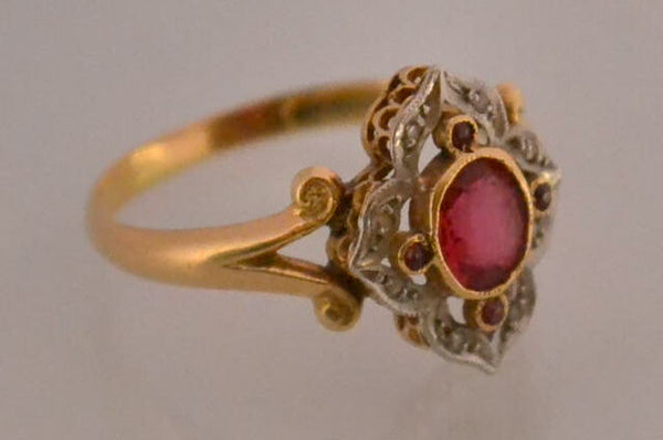 Bague Or et Verneuil